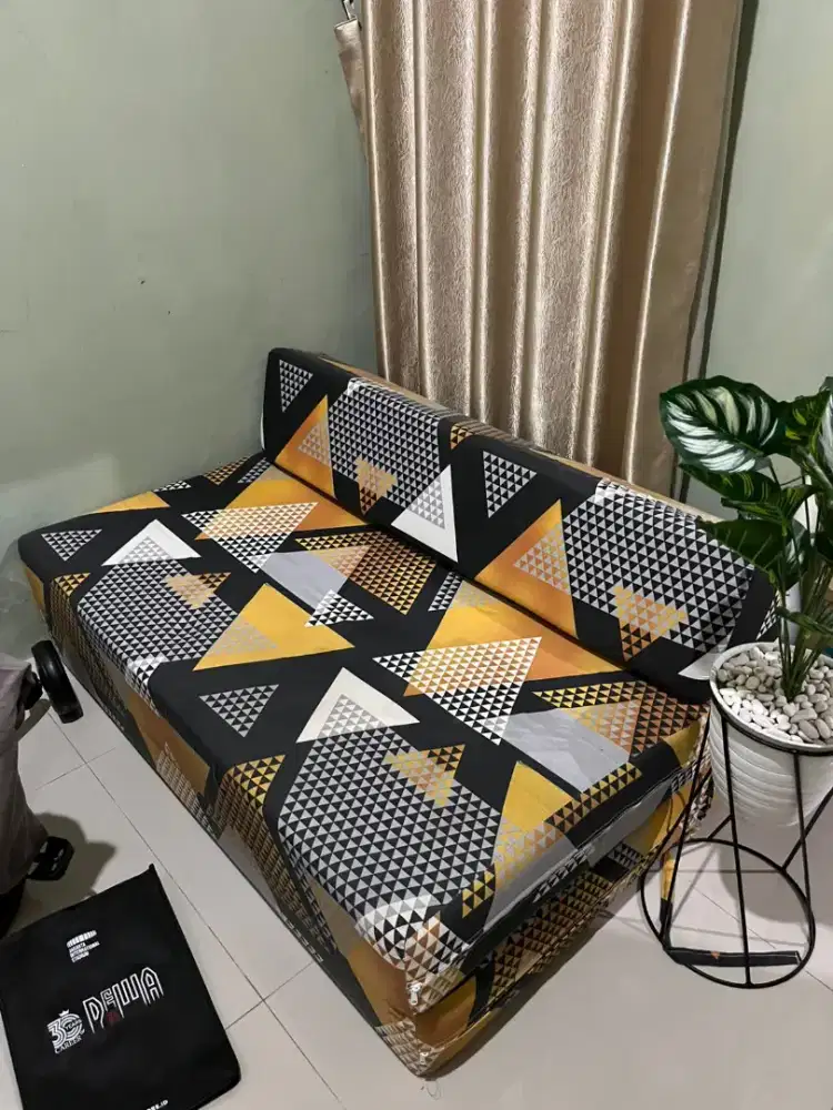 Sofa bed sofa lipat bundling kasur lipat