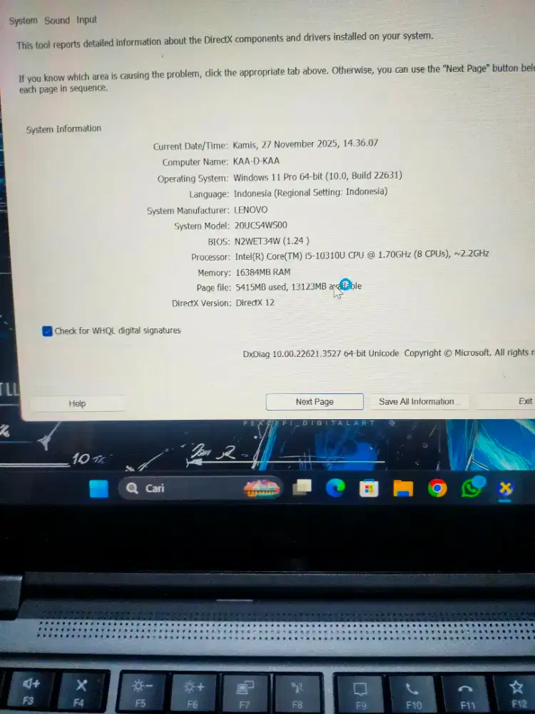 Lenovo Thinkpad X1 Yoga Gen 5