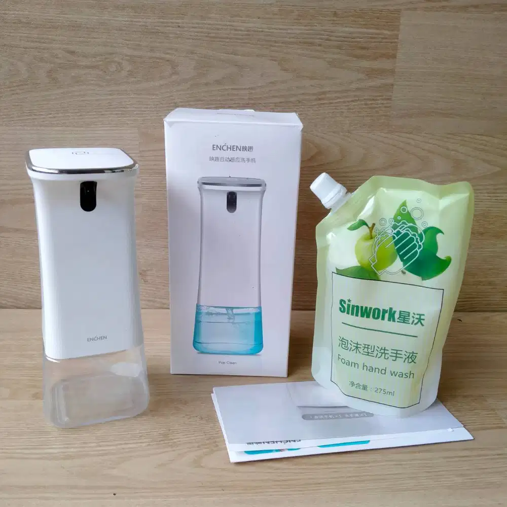 Enchen Dispenser Sabun Cuci Tangan Otomatis sensor + Sabun