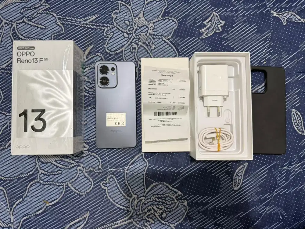 Oppo reno 13f 8/256gb mulus like new fullset garansi