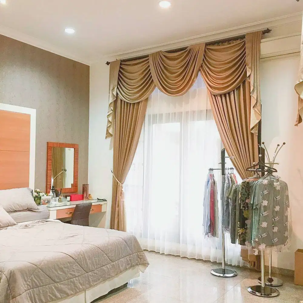 Termewah Tirai Gorden Jendela Gordyn Mewah Hordeng Model Terbaru Murah