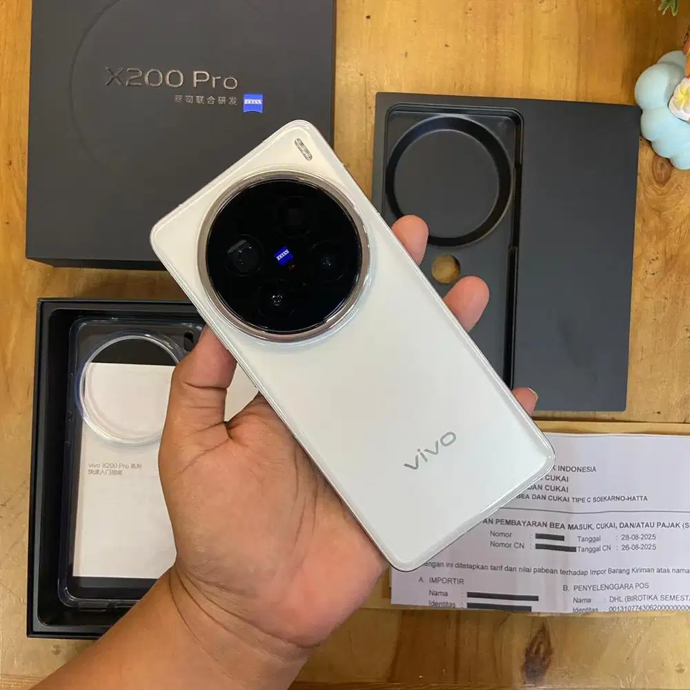 Vivo x200 Pro 5G 16/512GB Titanium Silver China Rom origin os pajak