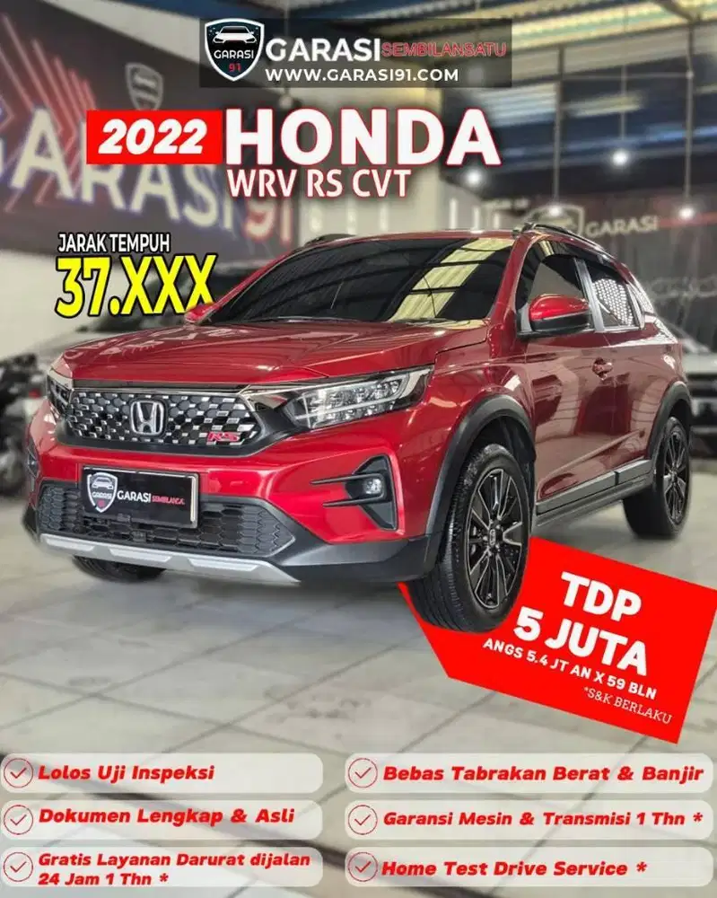 ❗️❗️[Tdp 5 jt] HONDA WRV RS CVT 2023 NOPOL CANTIKLIKE NEW