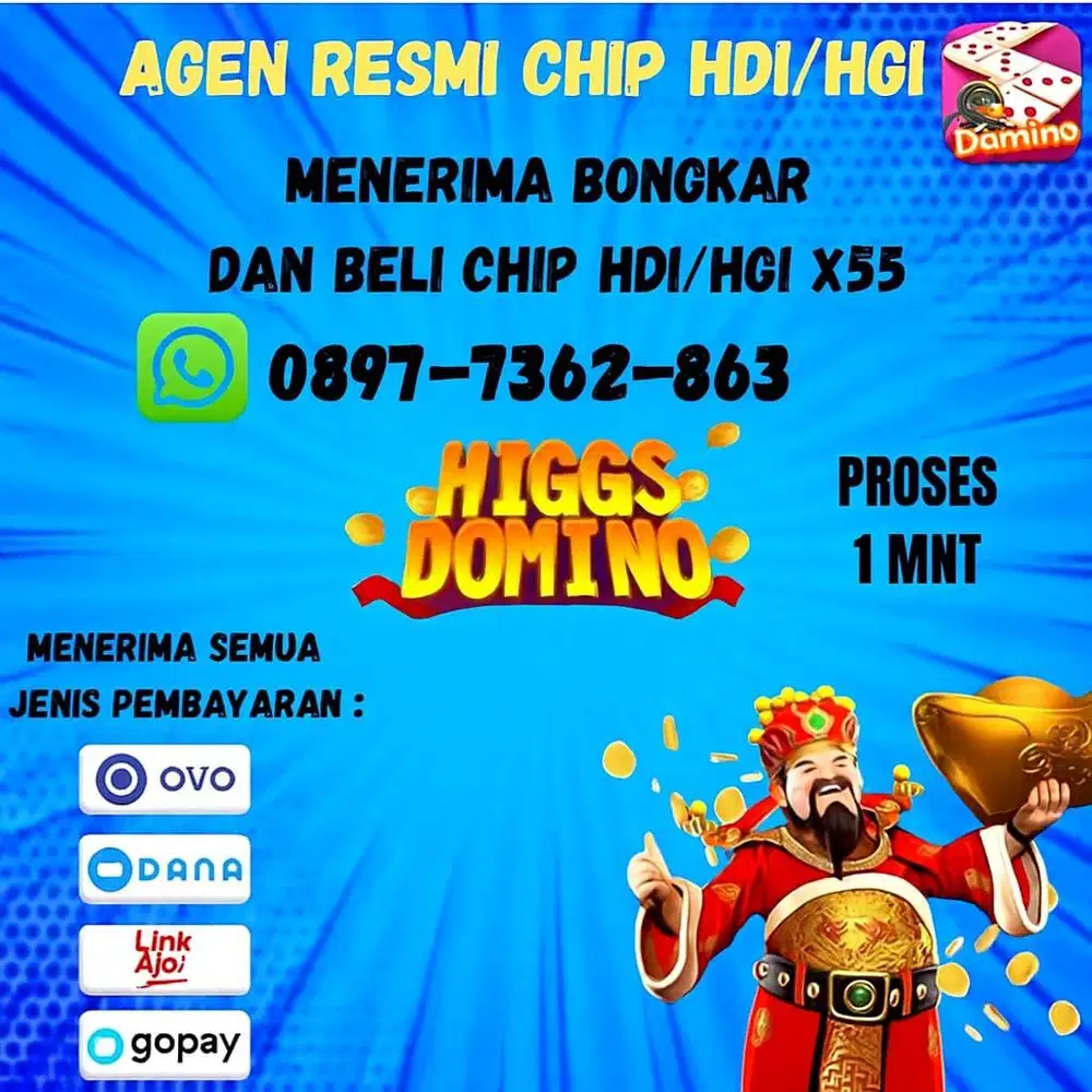 JUAL BELI HINGGS DOMINO/BONGKAR