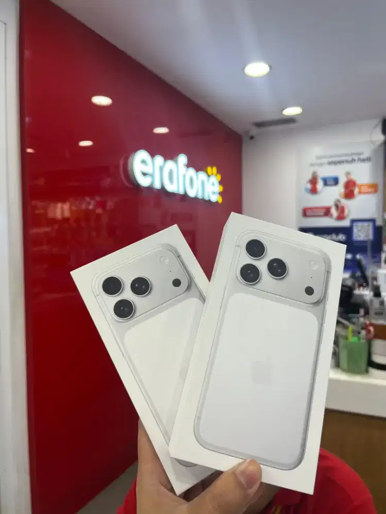 IPHONE 17 PRO 256GB SILVER GARANSI RESMI IBOX