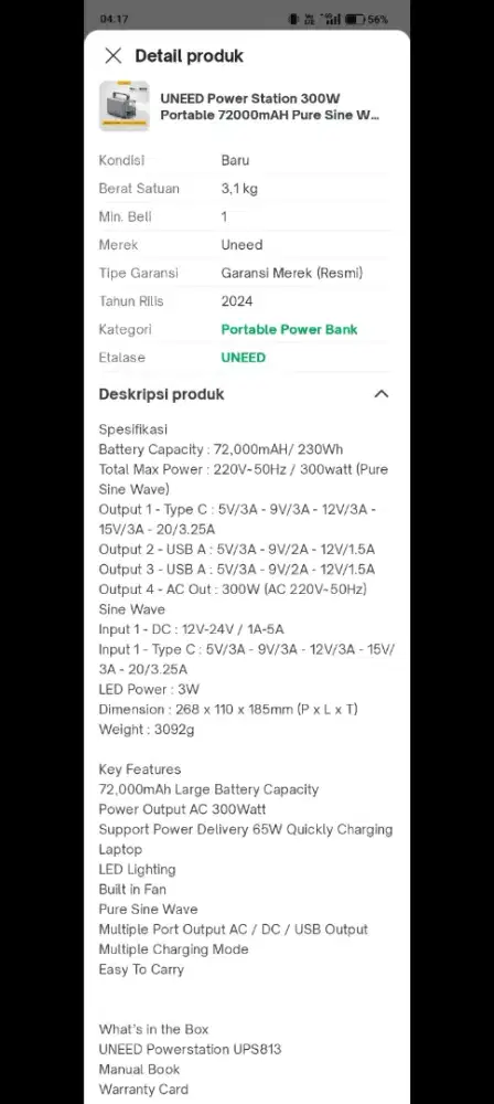 Yang serius serius aja. Barang baru masih gresh segel dan bergaransi