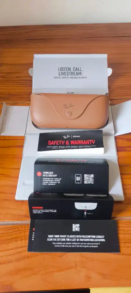 Kacamata Rayband meta Wayfarer Large