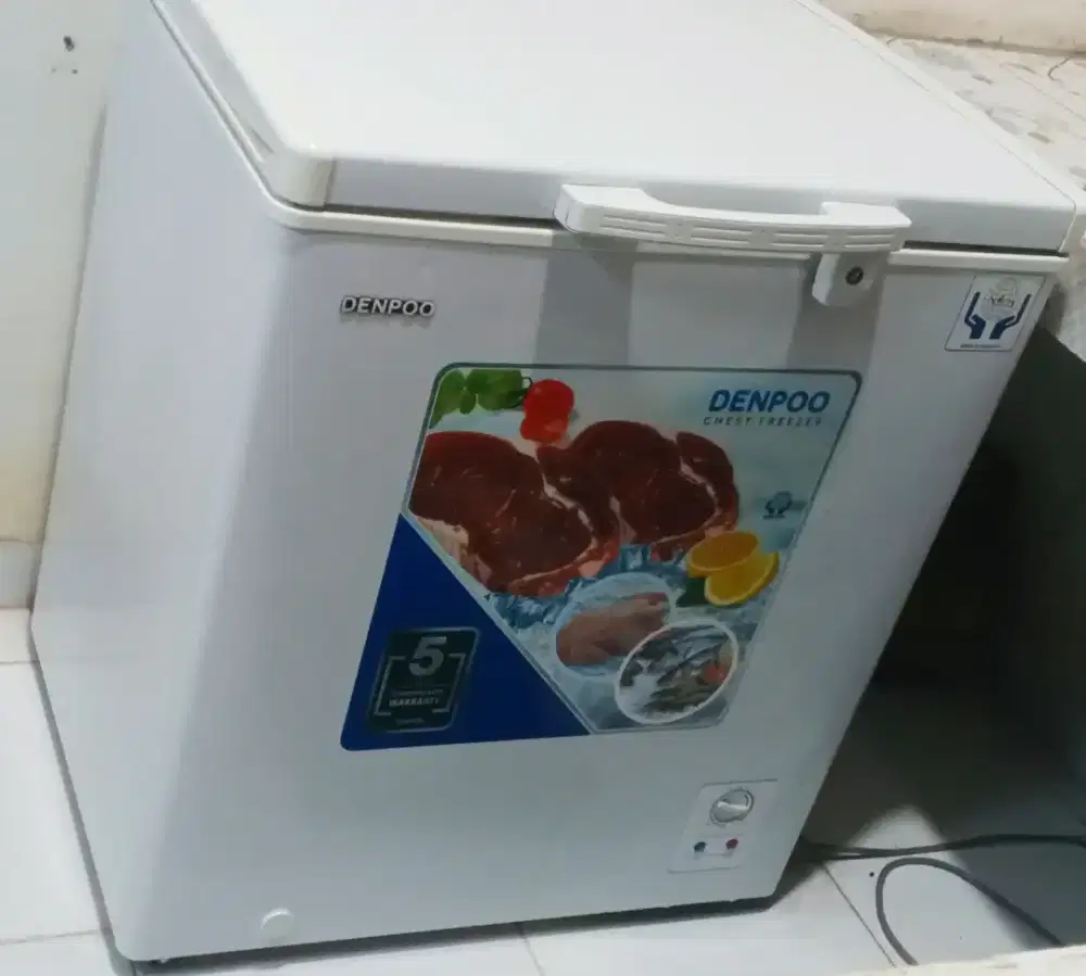 Freezer denpoo 157liter jumbo termurah