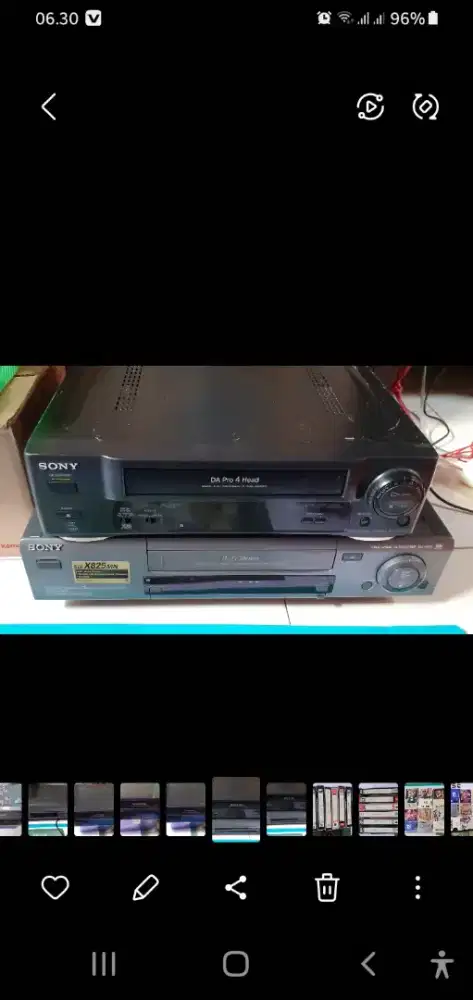 Jual Cepat Video Vhs Sony Hifi Stereo 6 Head SLV-X825MN