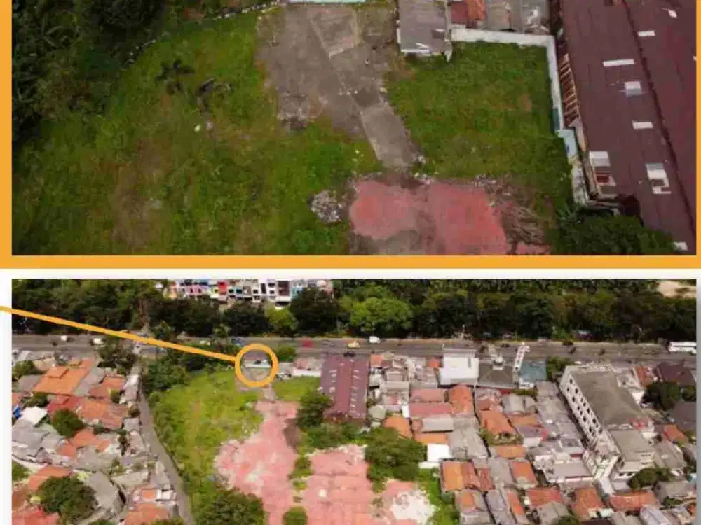 Dijual tanah di Jl. Raya Bogor Km 46 Cibinong Bogor