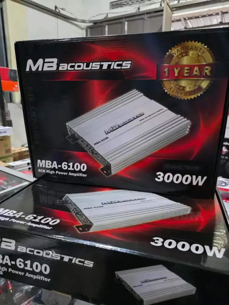 Power 4channel MB Acoustic MBA6100, Tenaga Joss