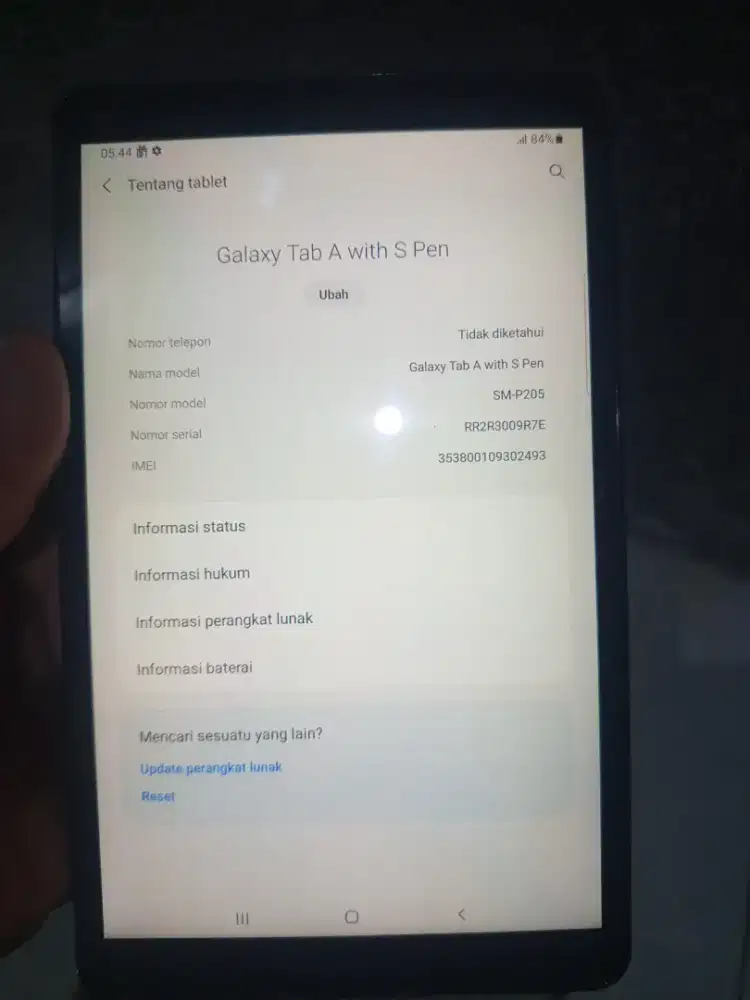 samsung tablet with pen ram 3/32