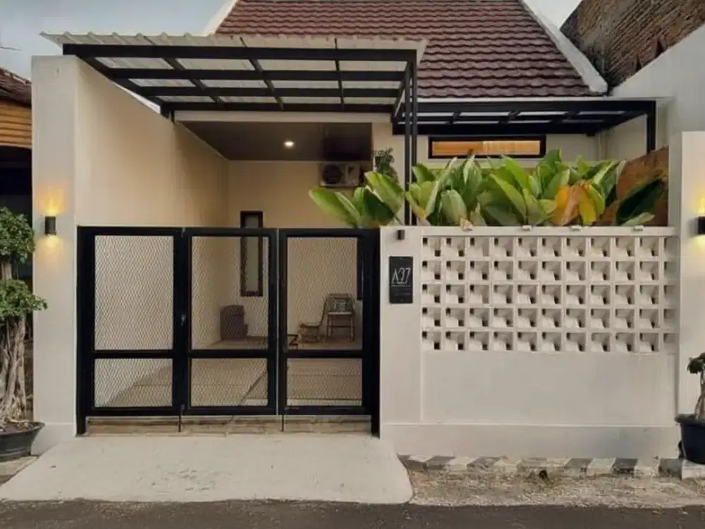 Sudah Terbikti Tidak Banjir !! Rumah Cantik Dekat KOmp Mercy Jl Besar Deli Tua 7x16M2 2Kt 2Km