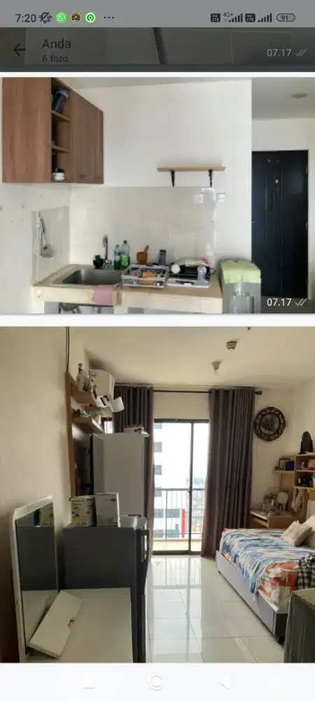 Apartemen cervino studio