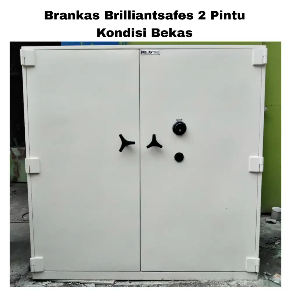 Brankas Lemari 2 Pintu Tahan Api Brangkas Brilliant safes Bekas Safety