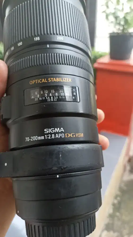 Lensa Sigma 70-200 For Canon, f 2.8 mm APO DG HSM