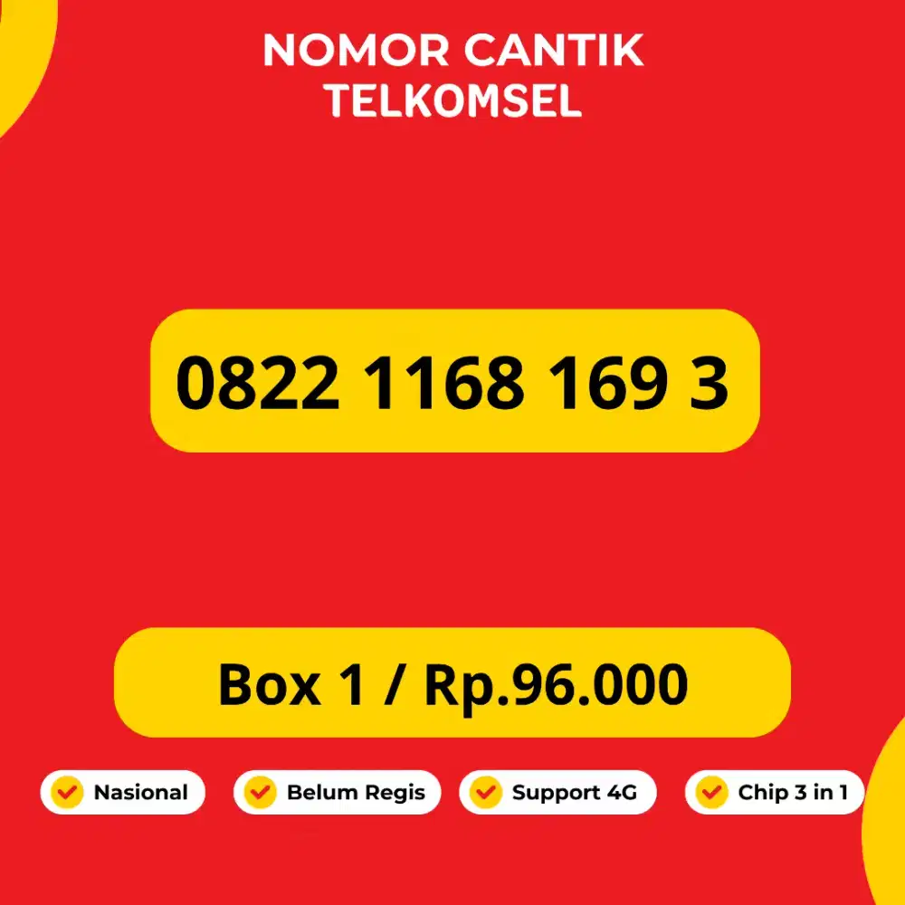 Nomor Cantik Telkomsel
