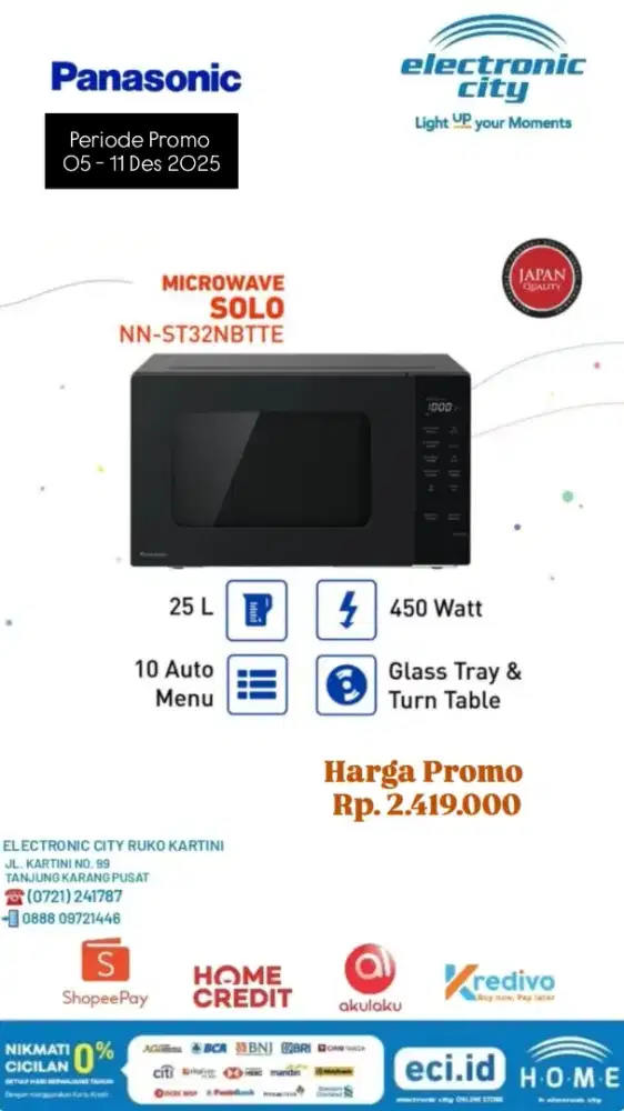 Promo microwave promo akhir tahun at electronic city