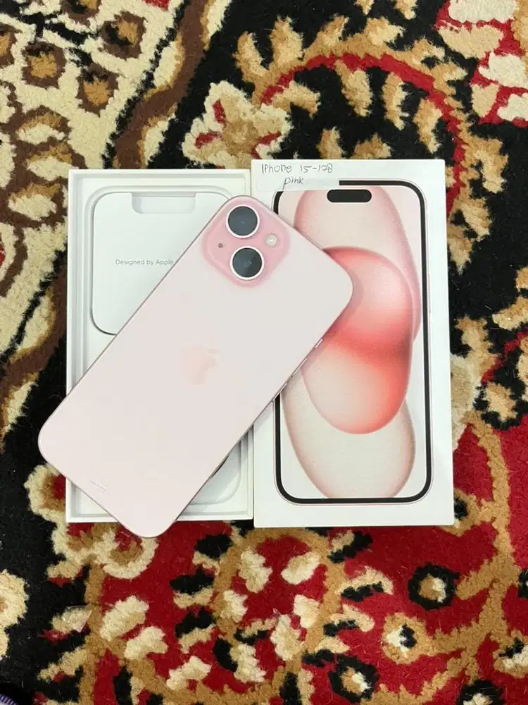 IPHONE 15 128gb Pink garansi ibox
