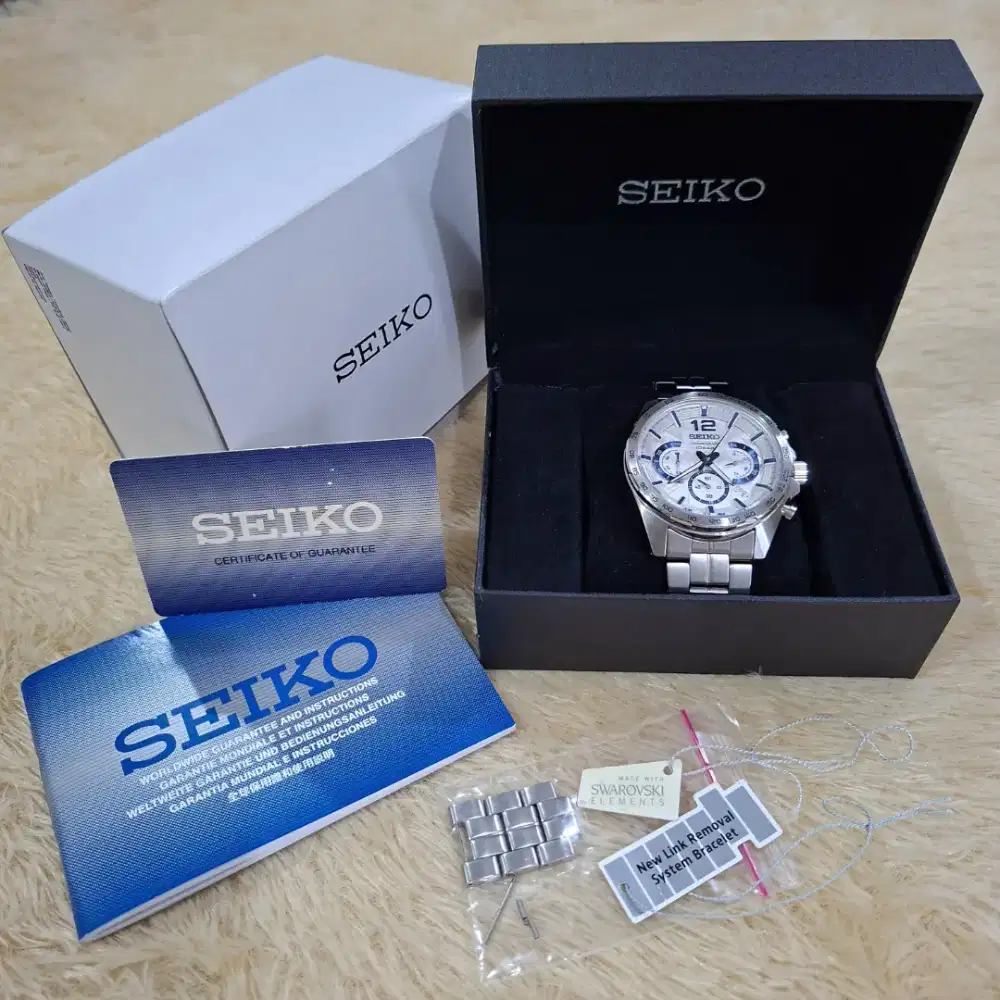 Seiko Original (Seri: SSB343P1) Kondisi Seperti Baru
