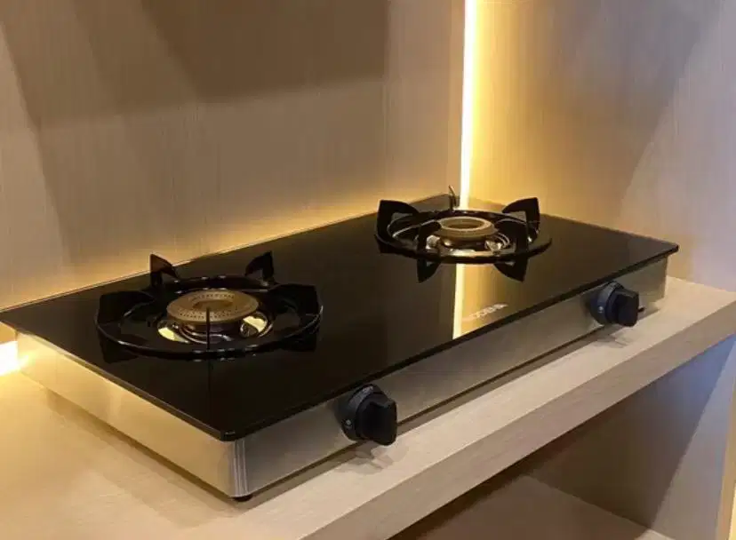 promo kompor portable kaca modena