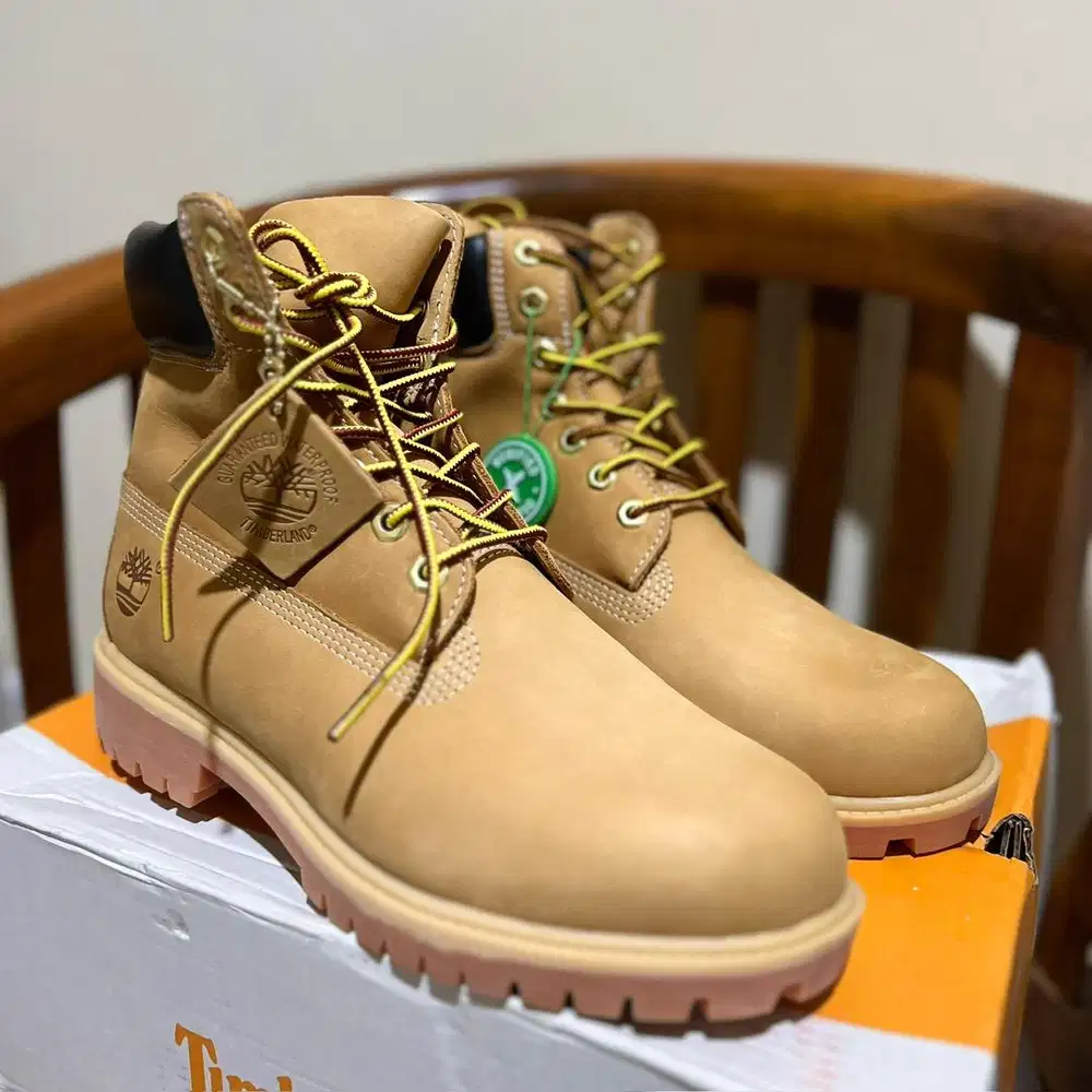 Dijual Sepatu Timberland Boots yellow Klasik
