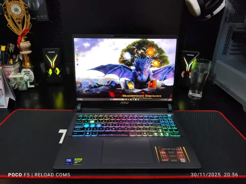 MSI VECTOR 16HX AI ULTRA 9 275HX RTX 5080 16GB BNOB RESMI