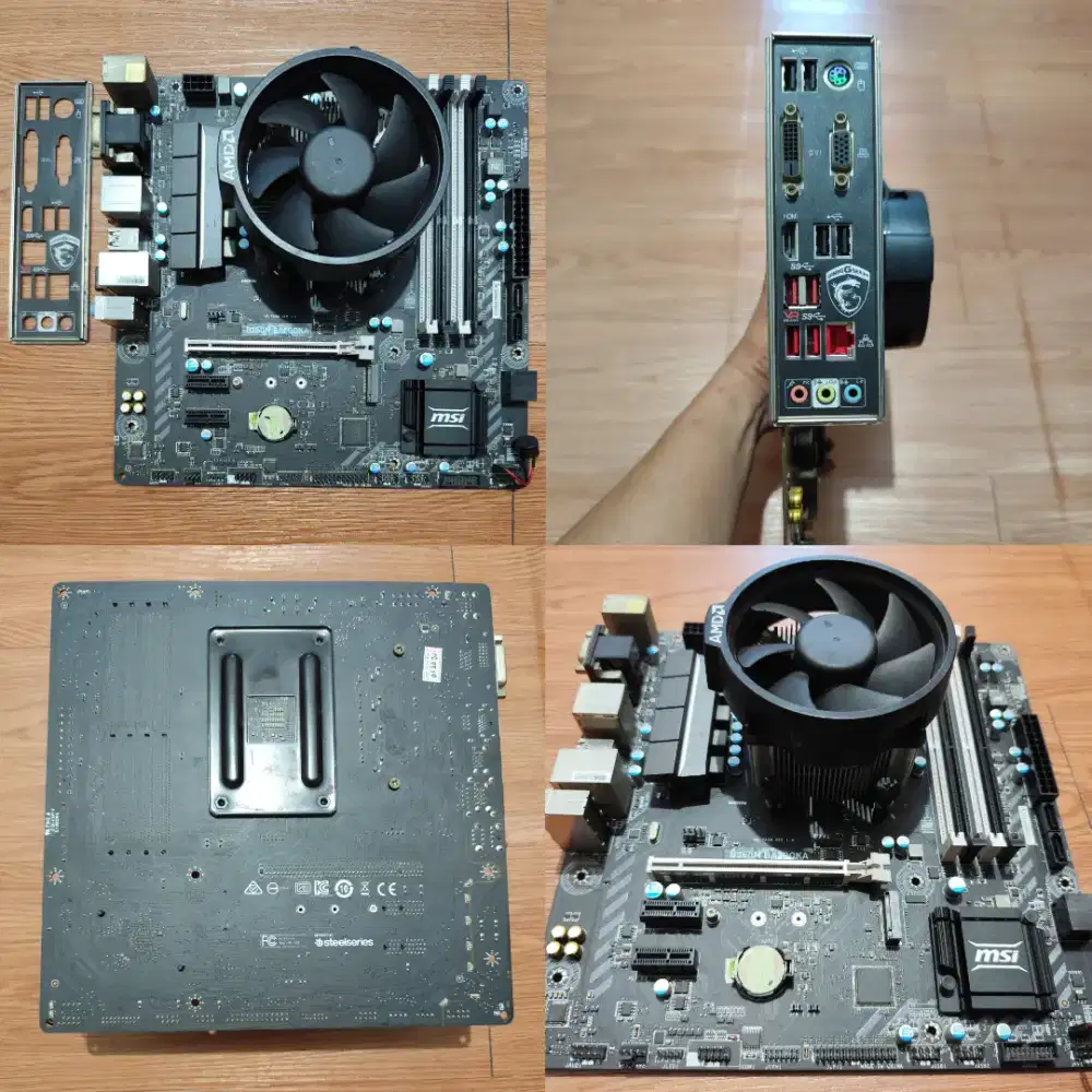 AMD AM4 MSI B350M Bazooka X Ryzen 5 1600 (6 Cores, 12 Threads)