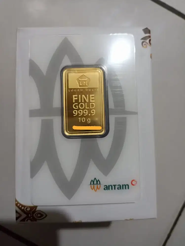 ANTAM 10 GRAM 2025 (Mulus Lengkap)