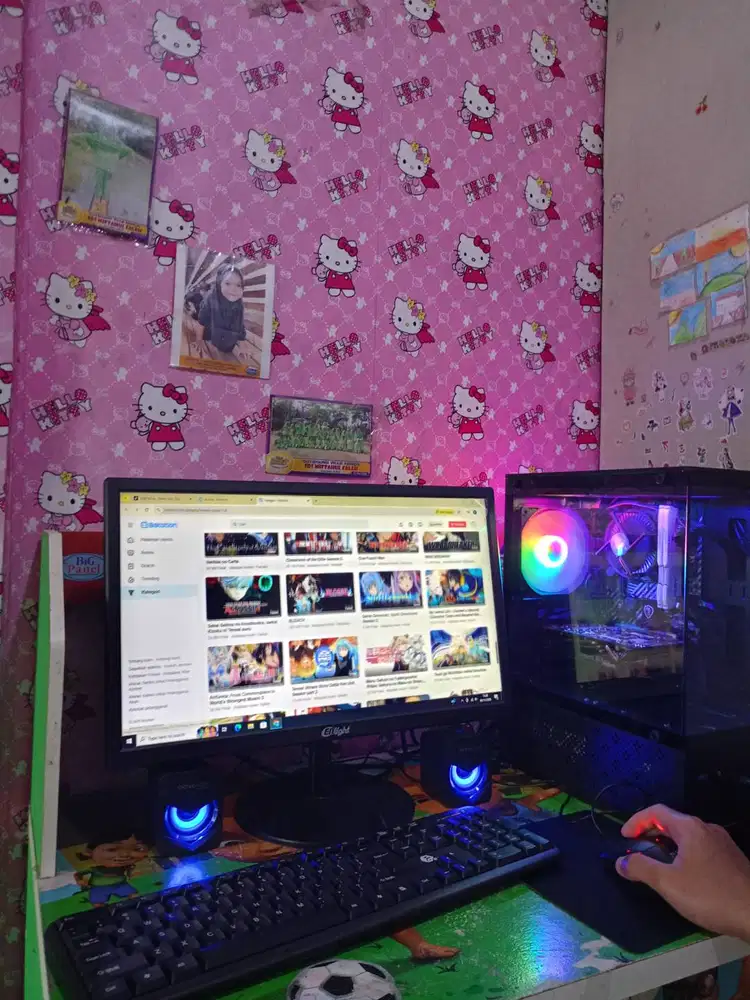 PC baru di pakai seminggu masih bagus