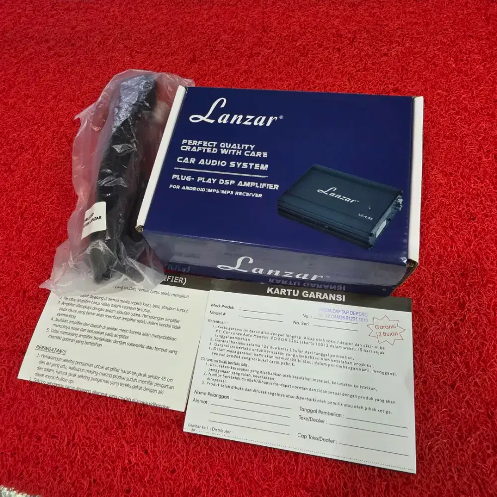 Power Lanzar LZ-4.85 Plug Play Power Mini Lanzar Power 4 Channel