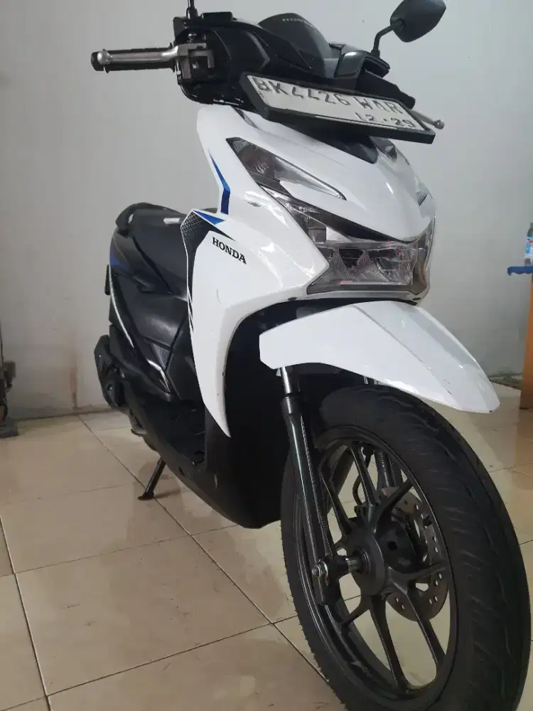 Beat Terbaru 2024 Gen 2.White Blue.Perfect Full original dan mulus