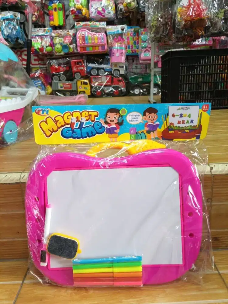 mainan anak papan tulis white board