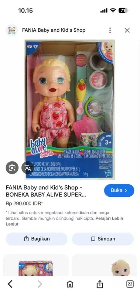 Dijual mainan anak