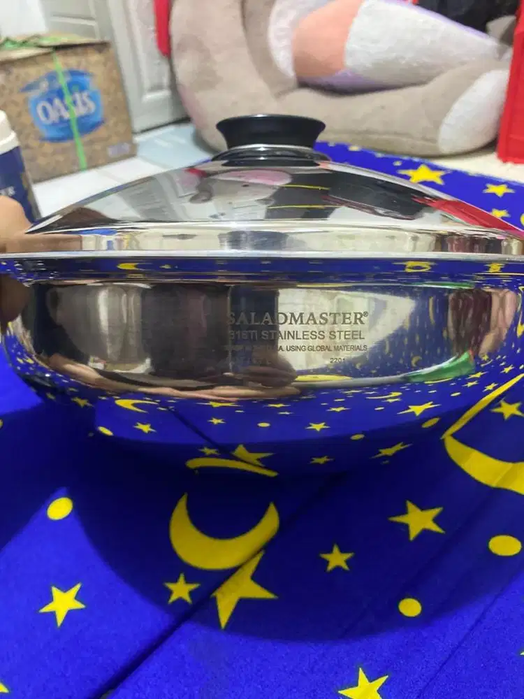 Jual Saladmaster Wok 5 QT plus turner masih bagus