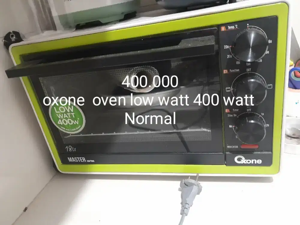 Oven low watt normal