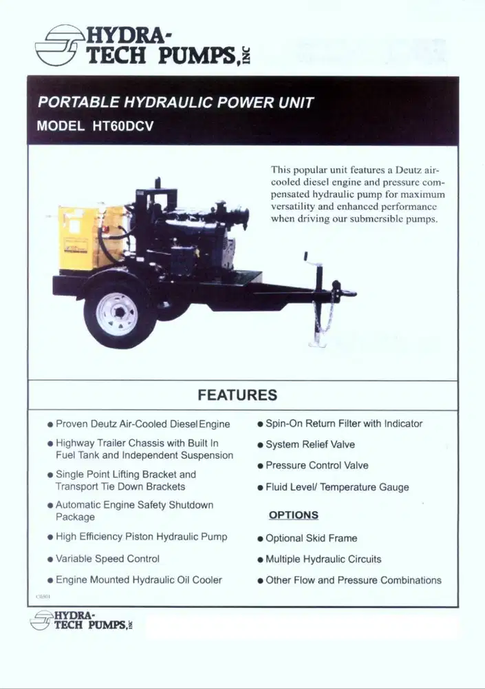 DIJUAL MESIN POMPA SEDOT LUMPUR MEREK HYDRATECH PUMP BUATAN USA