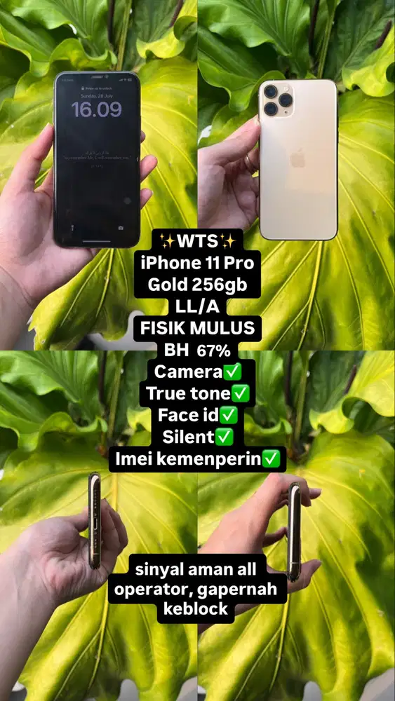 dijual iPhone 11 pro 256gb