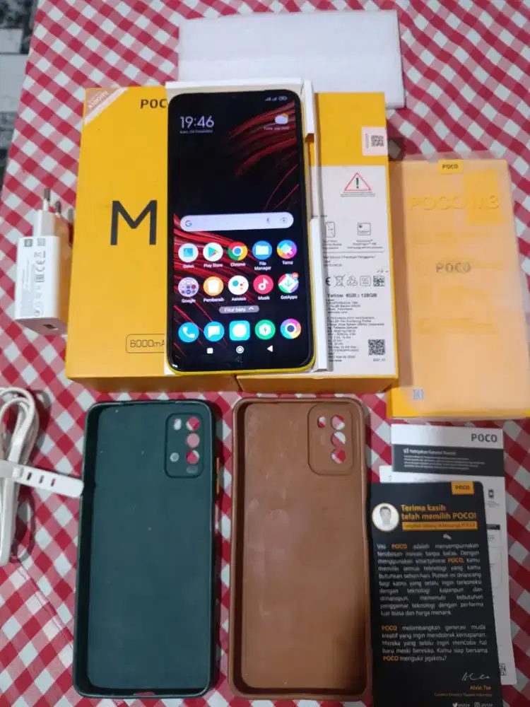 POCO M3 6/128 FULLSET ORIGINAL