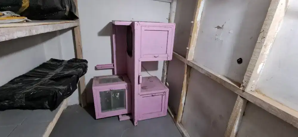 Grobak bahan almunium gerobak keliling jualan dagang diatas motor