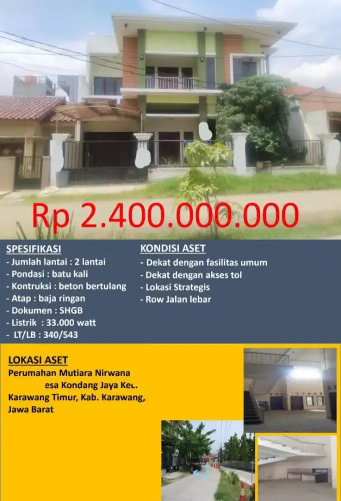 Rumah Mutiara Nirwana Kondang Jaya Karawang