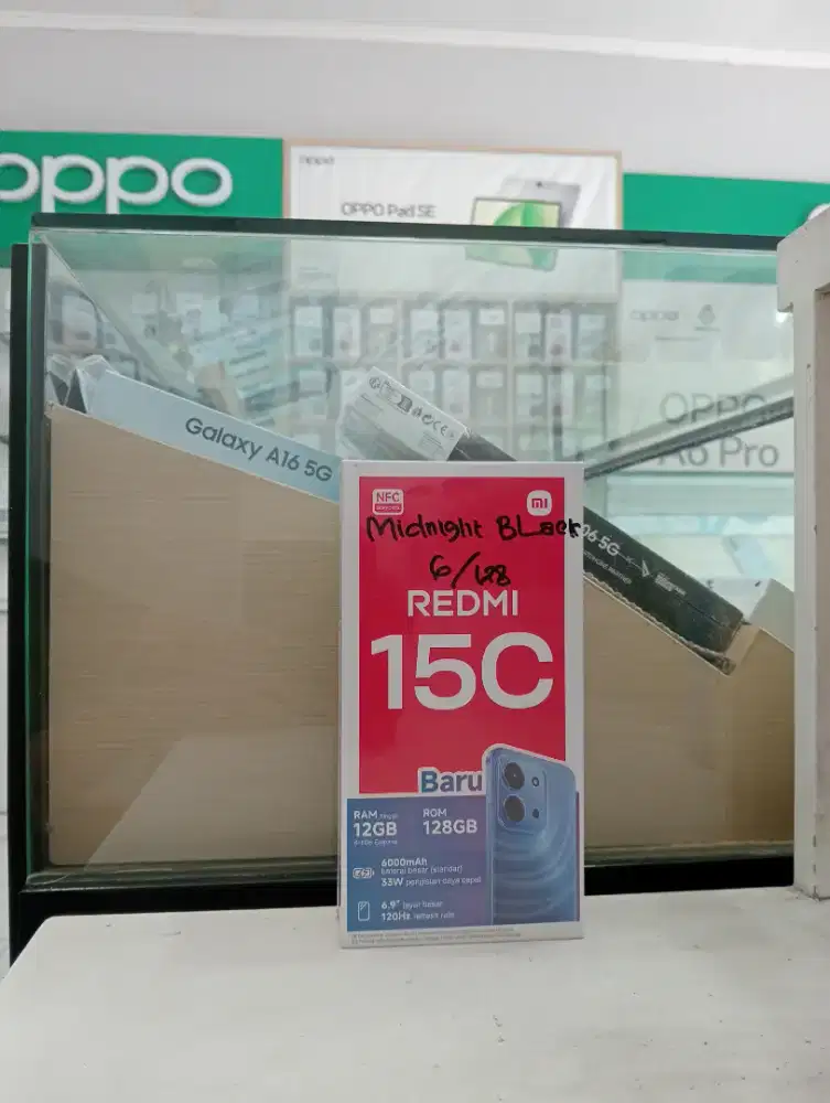 REDMI 15C 6/128 NEW MURAH QR GADGET