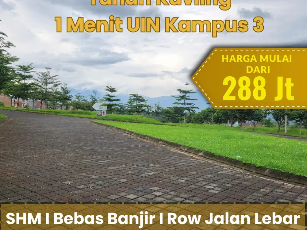 Tanah Kavling Malang SHM 228 Juta Dekat Kampus