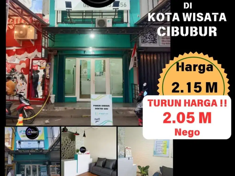DIJUAL RUKO DI KOTA WISATA CIBUBUR