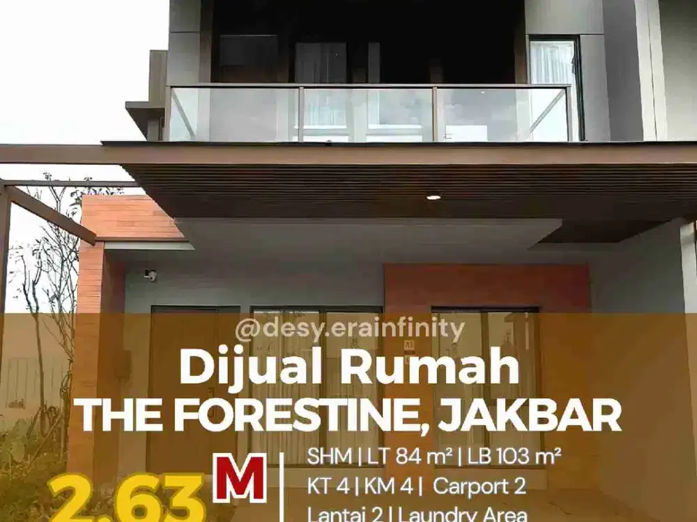 Dijual Perumahan The Forestine Cedar 7 , Jakarta barat