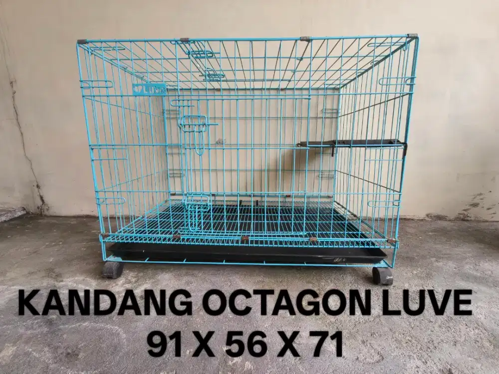 Kandang besi Octagon Luve