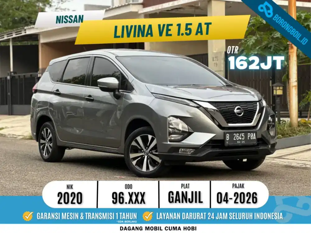 TDP 5 Juta! Nissan Livina VE AT 2020 Dark Grey Metallic xpander