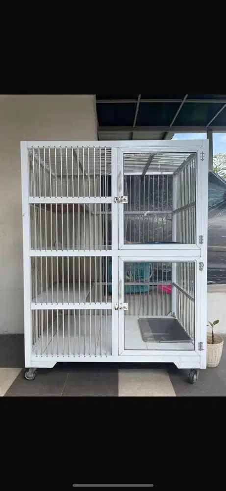 KANDANG KUCING 2 PINTU