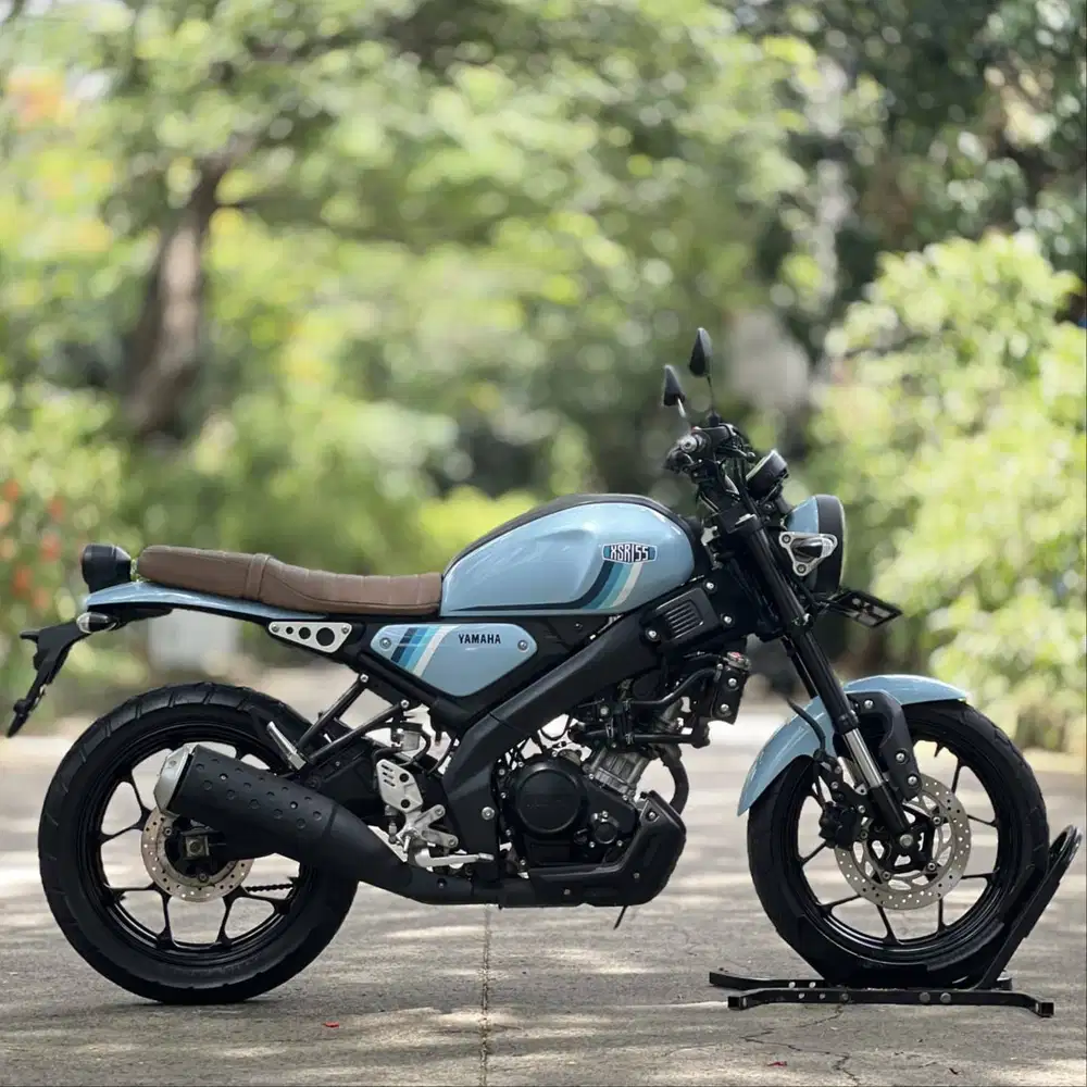 YAMAHA XSR 155 BIRU 2023 KM RENDAH PAJAK PANJANG LIKE NEW