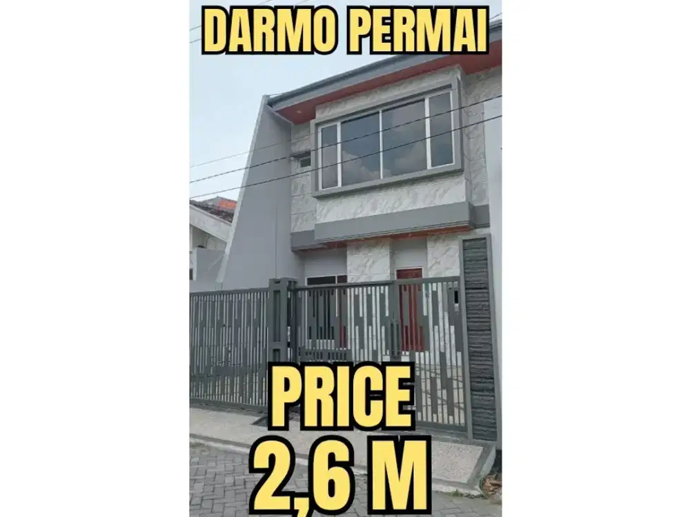 ‼️MURAAH, BARU GRESS ‼️RUMAH DARMO PERMAI SURABAYA BARAT. LOKASI STRATEGIS DEKAT HR MUHAMMAD, PAKUWON, CITRALAND